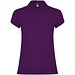 Star Poloshirt für Damen, lila, L
