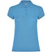 Star Poloshirt für Damen, türkis, L