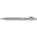 uma® Metall-Kugelschreiber Straight SI, blaue Mine, Edelstahl