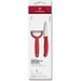 Swiss Classic, Gemüsemesser mit Y-Schäler, 2tlg, rot
