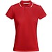Tamil Sport Poloshirt für Damen, rot, M