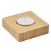 Teelichthalter NATURAL GLOW,braun