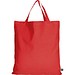 Fairtrade Baumwolltasche mit kurzen Henkeln, rot