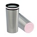 Thermobecher RETUMBLER-myDRINQEO, silber/rosa