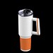 Thermobecher RETUMBLER-myKINGS CANYON 900, weiß/orange