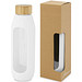 Tidan 600 ml Flasche aus Borosilikatglas mit Silikongriff, weiss