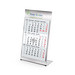 geiger notes Tisch-Aufstellkalender Desktop 3 Steel Bestseller, 2 Jahre, 95 x 135 mm, hellgrau geiger notes Tisch-Aufstellkalender Desktop 3 Steel Bestseller, 2 Jahre, 95 x 135 mm, hellgrau