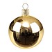 Traditionelle Glaskugel, glanz-gold, 1-seit. Druck