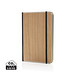 Treeline A5 Deluxe Notizbuch mit Holzeinband, braun