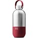 Trinkflasche Edelstahl, Rot 750ml, Rot
