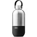 Trinkflasche Edelstahl, Schwarz 750ml, Schwarz