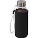 Trinkflasche mit Sleeve aus Neopren, 300 ml, schwarz