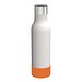 Trinkflasche RETUMBLER-myTOULON II 820, weiß, Sleeve orange