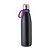 Trinkflasche RETUMBLER-myTOULON, schwarz, Ring lila