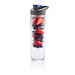 XD COLLECTION Wasserflasche mit Aromafach, 800 ml, blau