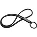 Tubyard Lanyard mit Band aus recyceltem Kunststoff, schwarz
