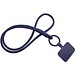 Tubyard Lanyard mit Telefonhalterung und elastischem Band, mondlichtblau