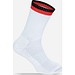 Two Tone Tennissocken, 37-41, White / Black / Red