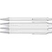 uma® SLIMLINE Druckkugelschreiber, weiss