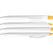 uma® STREAM Druckkugelschreiber, ocker