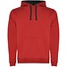Urban Kapuzenpullover für Herren, rot/schwarz, 2XL