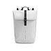 Urban wasserabweisender Flap-Top Rucksack, off white, schwarz