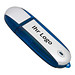 USB-Stick Aluline, 16 GB, blau USB-Stick Aluline, 16 GB, blau