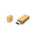 USB Stick Holz Bar 128 GB, bambus hell