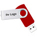 USB-Stick in Metallbox, 128 GB, Rot