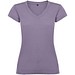 Victoria T-Shirt mit V-Ausschnitt für Damen, flieder, 3XL