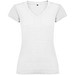 Victoria T-Shirt mit V-Ausschnitt für Damen, weiss, M