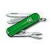 VICTORINOX Taschenmesser Classic SD, 7 Funktionen, grün-transparent