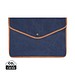 VINGA Bosler 16 Zoll Laptop-Tasche aus GRS recyceltem Canvas, navy blau