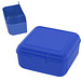 Vorratsdose Cube deluxe, mit Trennschale, standard-blau PP