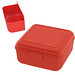 Vorratsdose Cube deluxe, mit Trennschale, standard-rot