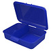 Vorratsdose School-Box mit Trennwand, 16 x 11,6 cm, mittel, trend-blau PP