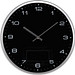 Wanduhr mit Click-System, schwarz