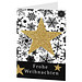 Grußkarte Weihnachten, Motiv Goldstern, Danke an Partner