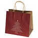 Weihnachtstasche klein, burgund
