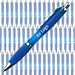 Werbe-Set: 400 Kugelschreiber Rio, inkl. Druck, blaue Mine, blau/transparent Werbe-Set: 400 Kugelschreiber Rio, inkl. Druck, blaue Mine, blau/transparent