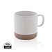 XD COLLECTION Becher aus glasiertem Keramik, weiß