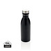 XD COLLECTION Deluxe Wasserflasche aus RCS recyceltem Stainless-Steel, schwarz