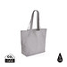 XD COLLECTION Impact Aware™ 240g/m² rcCanvas Shopper + Tasche, ungefärbt, grau