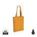 XD COLLECTION Impact Aware™ 285g/m² Tragetasche aus rCanvas, sonnenuhr orange