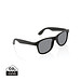 XD COLLECTION Sonnenbrille aus GRS recyceltem PP-Kunststoff, schwarz