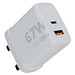 Xtorm XEC067G GaN² Ultra 67 W Wandladegerät mit UK-Stecker, weiss