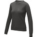 Zenon Sweater mit Rundhalsausschnitt für Damen, storm grey, L
