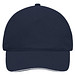 5-Panel Sandwich-Cap, navy/weiß