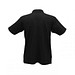 JAMES & NICHOLSON Unisex Poloshirt, schwarz, M