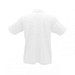 JAMES & NICHOLSON Unisex Poloshirt, weiß, M